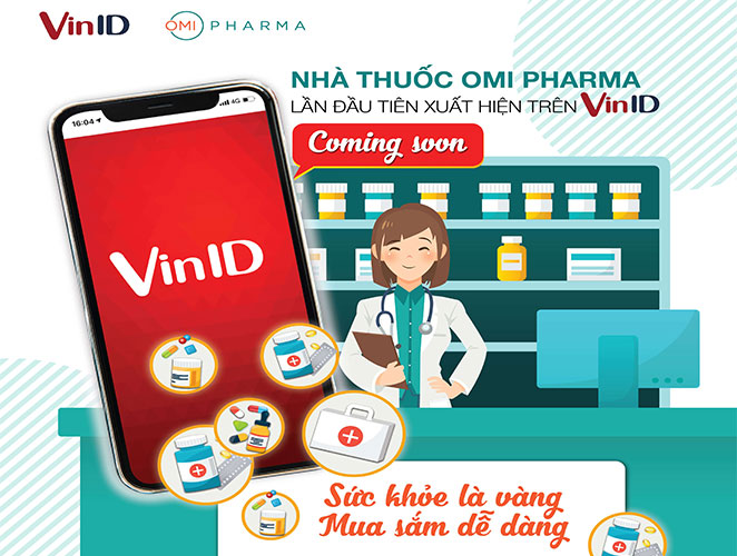 Cùng Omi Pharma trải nghiệm mua sắm 4.0 dễ dàng trên VinID