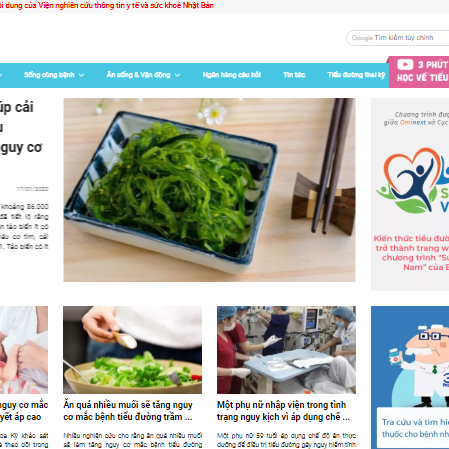 Kienthuctieuduong.vn - phiên bản Việt của “Trang thông tin về bệnh tiểu đường” đã được ra mắt tại Việt Nam